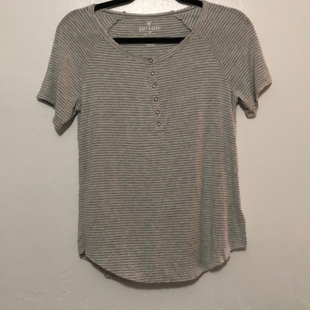 Soft & Sexy striped henley